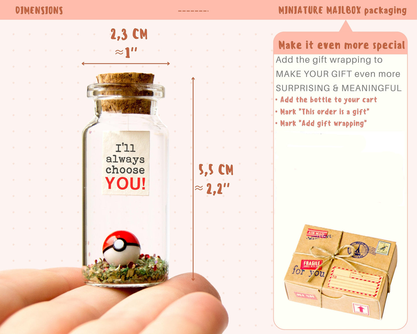 Pokemon Ball Gift Valentine's Day Gifs for Him I choose you Gift for Boyfriend Birthday Card Nerd Gaming Gift Personalized Gift Boys