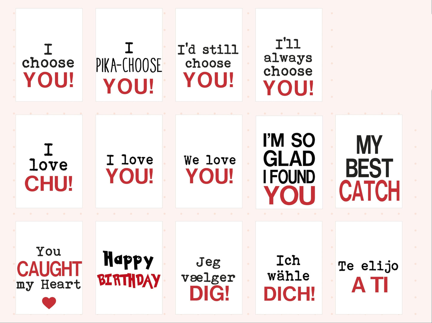 Pokemon Ball Gift Valentine's Day Gifs for Him I choose you Gift for Boyfriend Birthday Card Nerd Gaming Gift Personalized Gift Boys