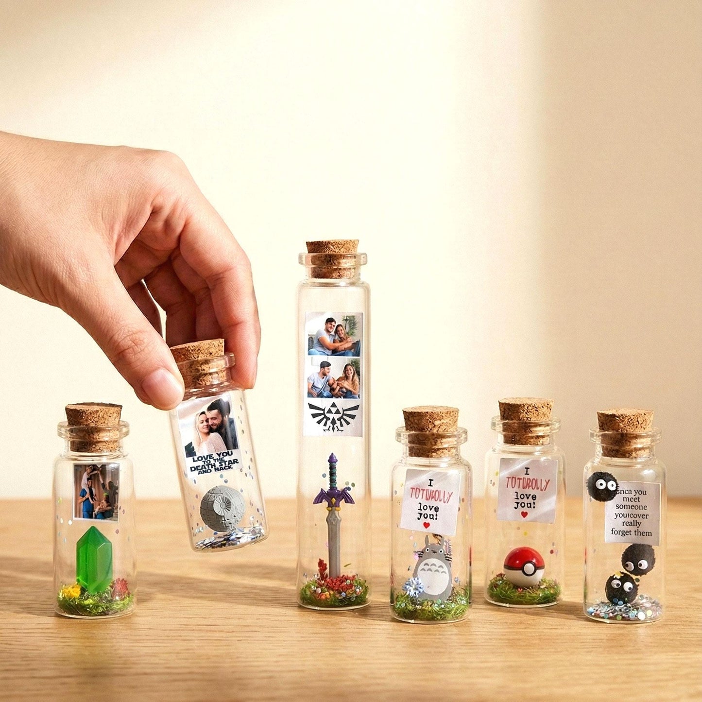 Valentine's Day Gift for Him, Legend of Zelda Bottle, Link, Master Sword, Rupee Zelda, Legendary love, Boyfriend, Gaming, Birthday present