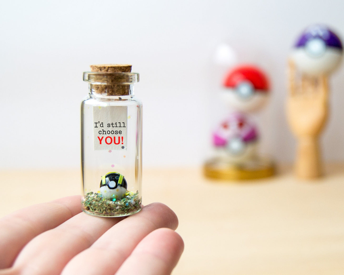 Pokemon Ball  Gift Valentine's Day Gifs for Him I choose you Gift for Boyfriend Birthday Card Nerd Gaming Gift Personalized Gift Boys