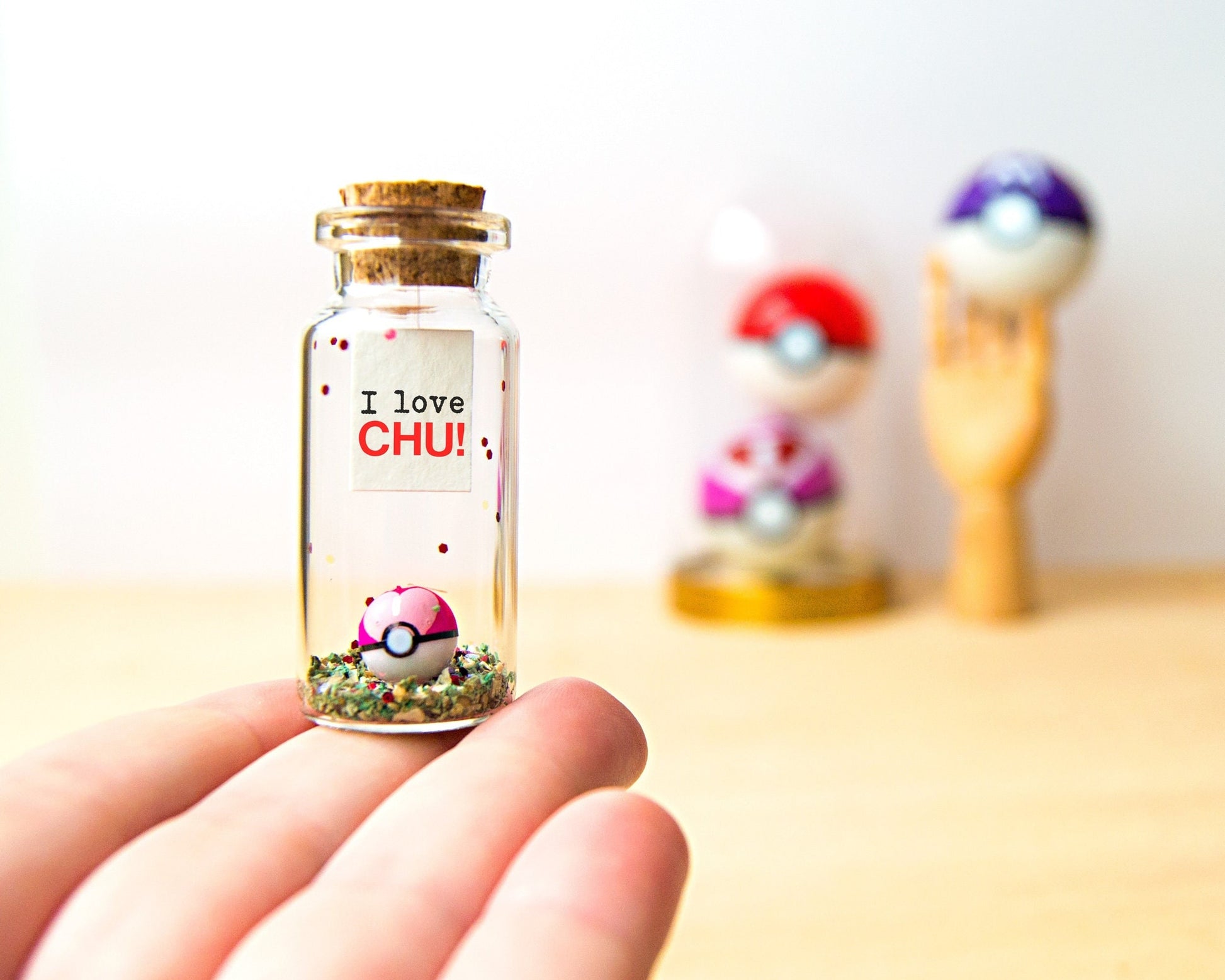 Love Ball Message Bottle, Valentine's Gift for Boyfriend or Girlfriend