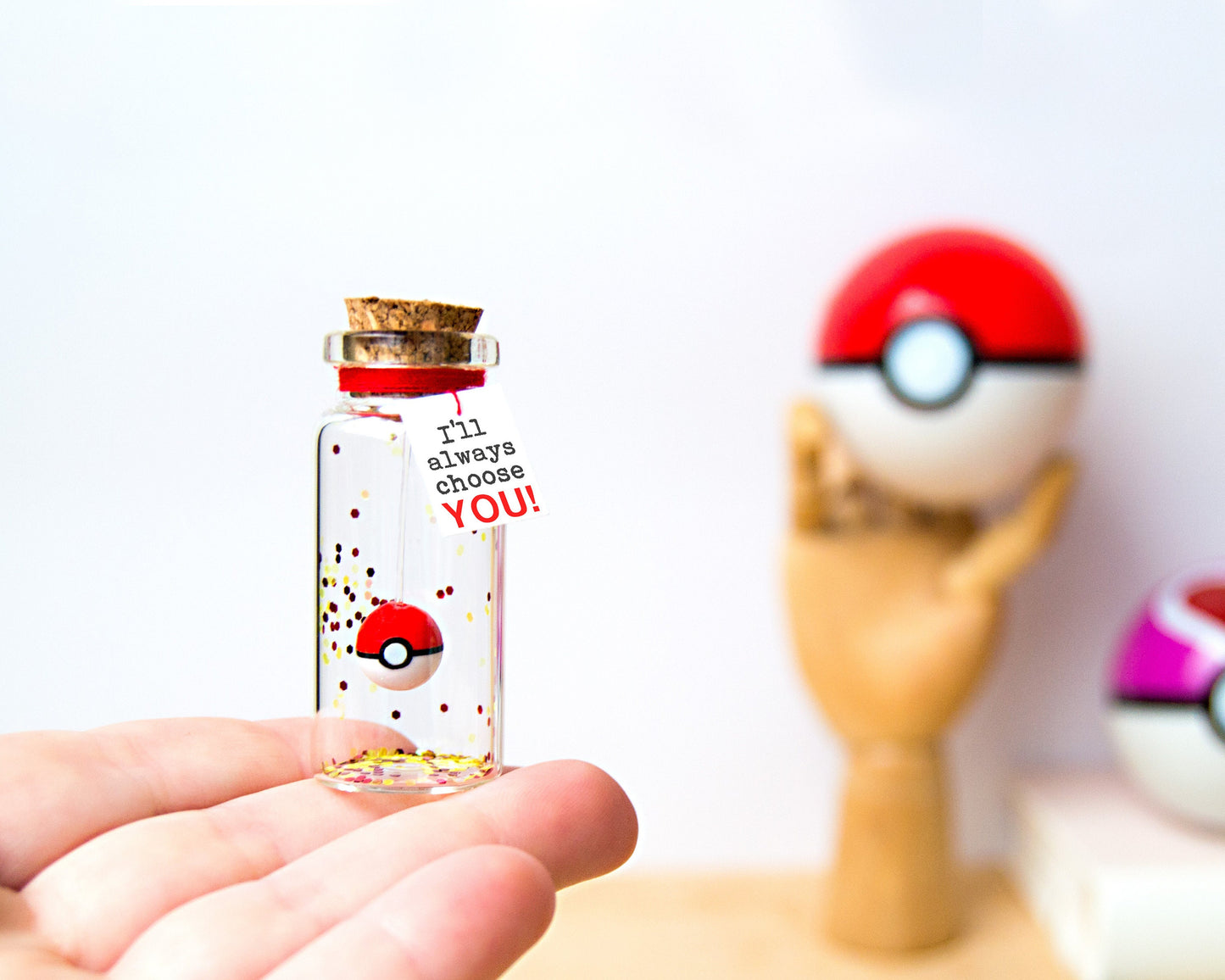 I Choose You Keepsake Bottle - Gamer Gift, Anniversary Gift