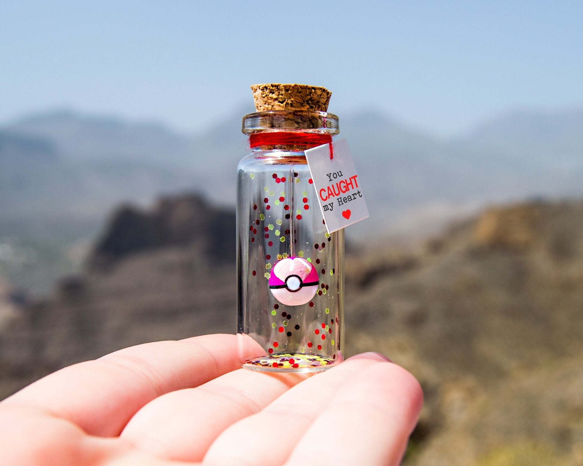 Love Ball Message Bottle: Valentine's Day Gift for Boyfriend, Girlfriend