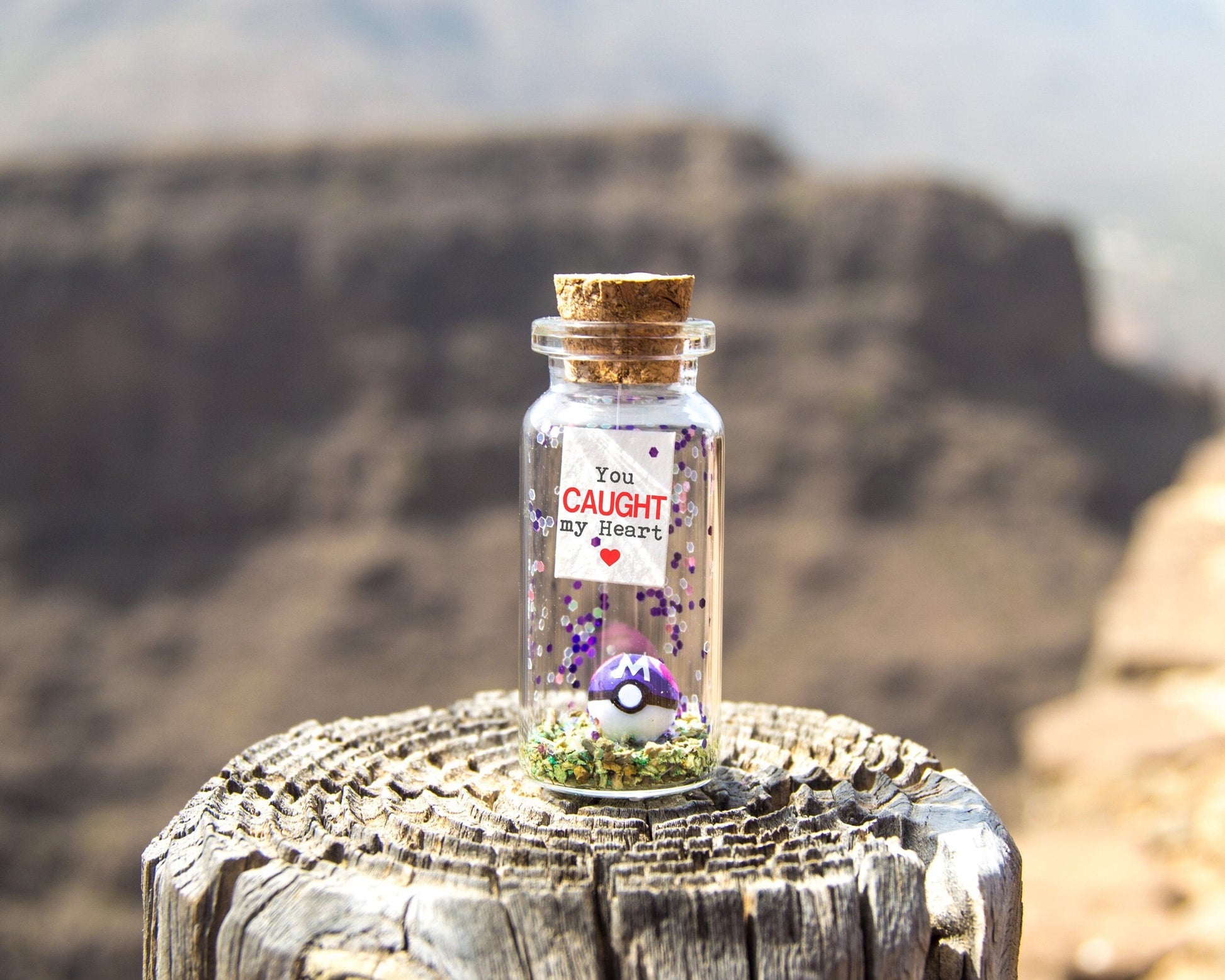 Masterball Gift Bottle: 'I Choose You' Keepsake, Personalized Message