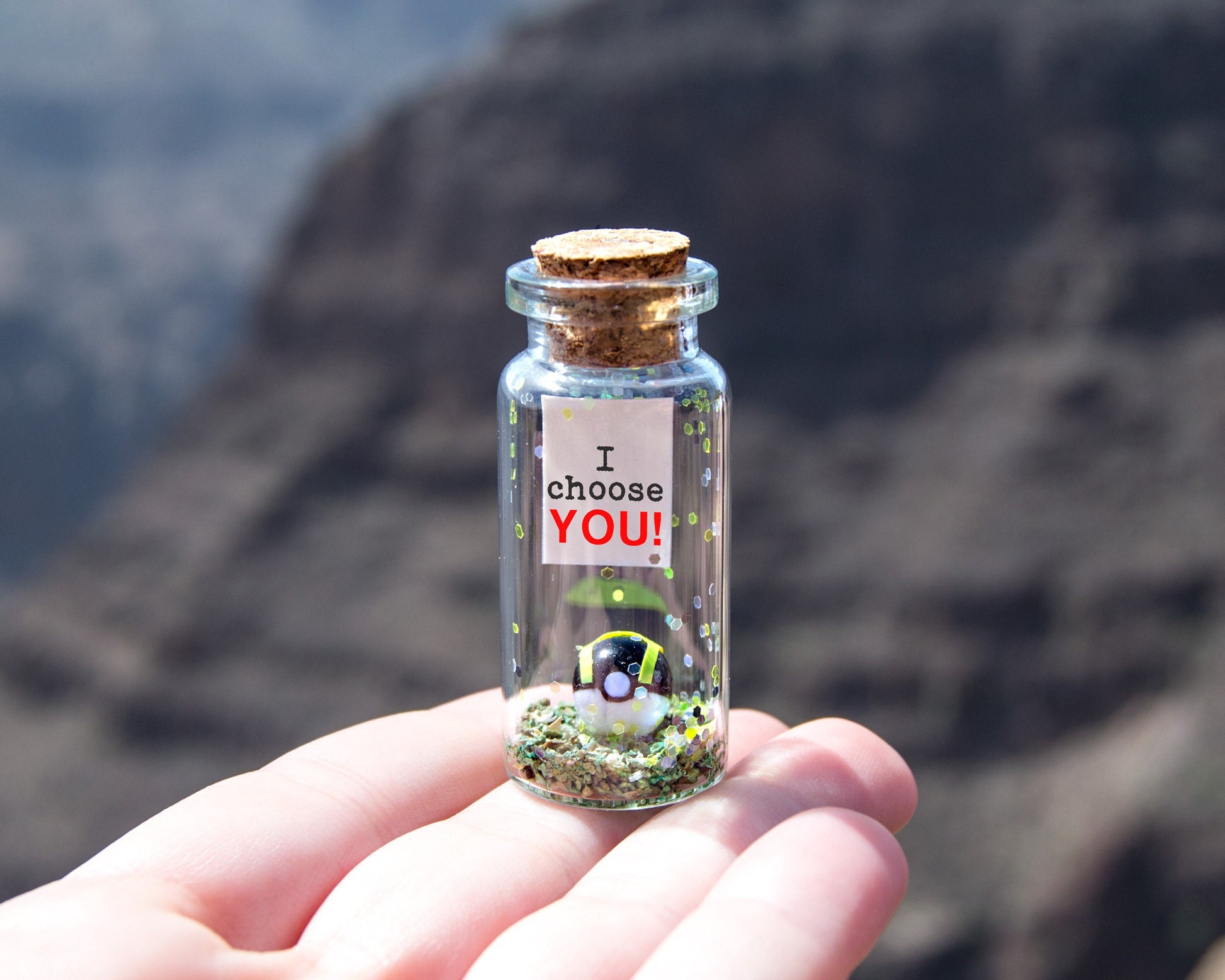 Ultra Ball Gift Bottle - I Choose You Keepsake
