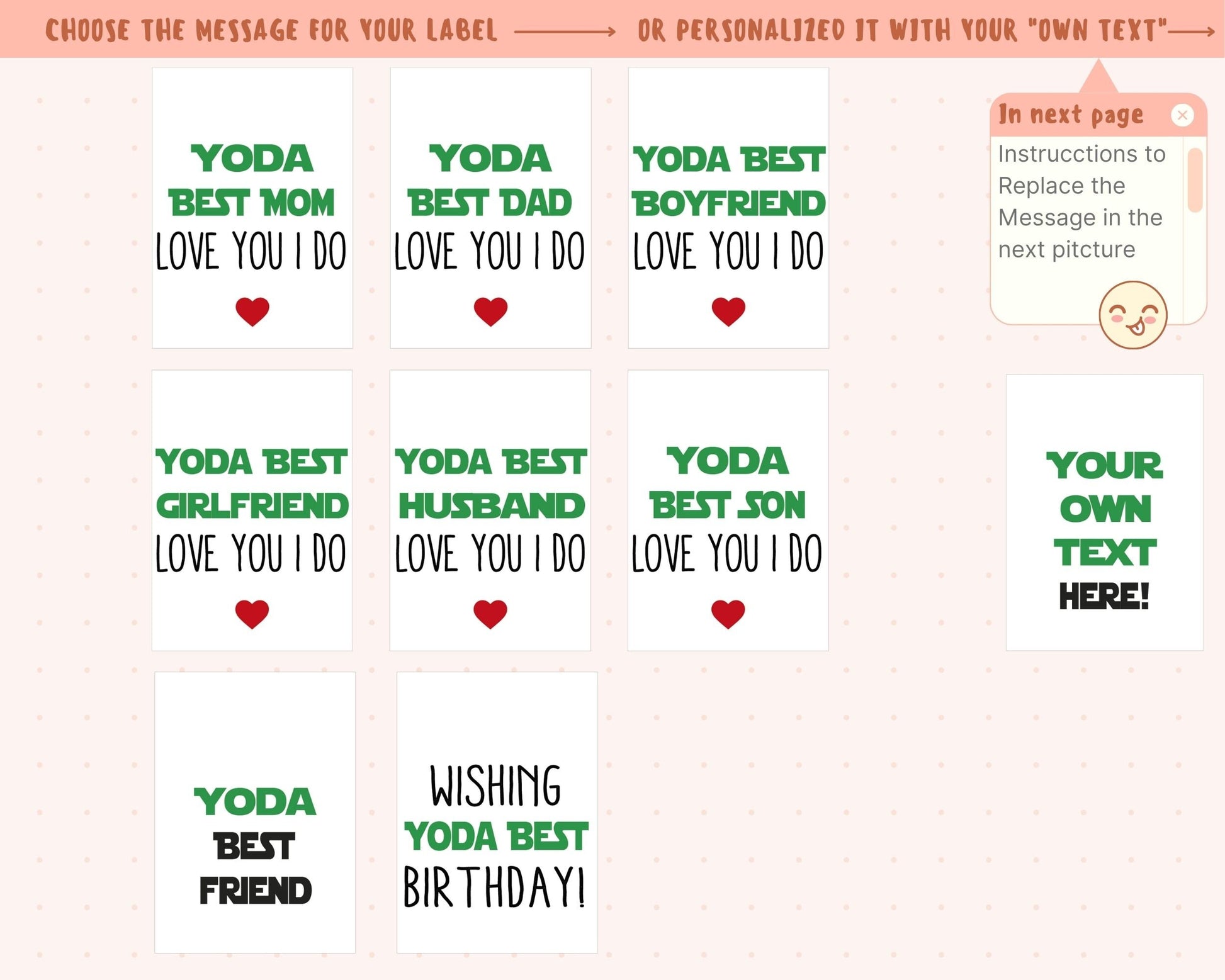 Yoda Best Dad Miniature Message Bottle – Star Wars Gift