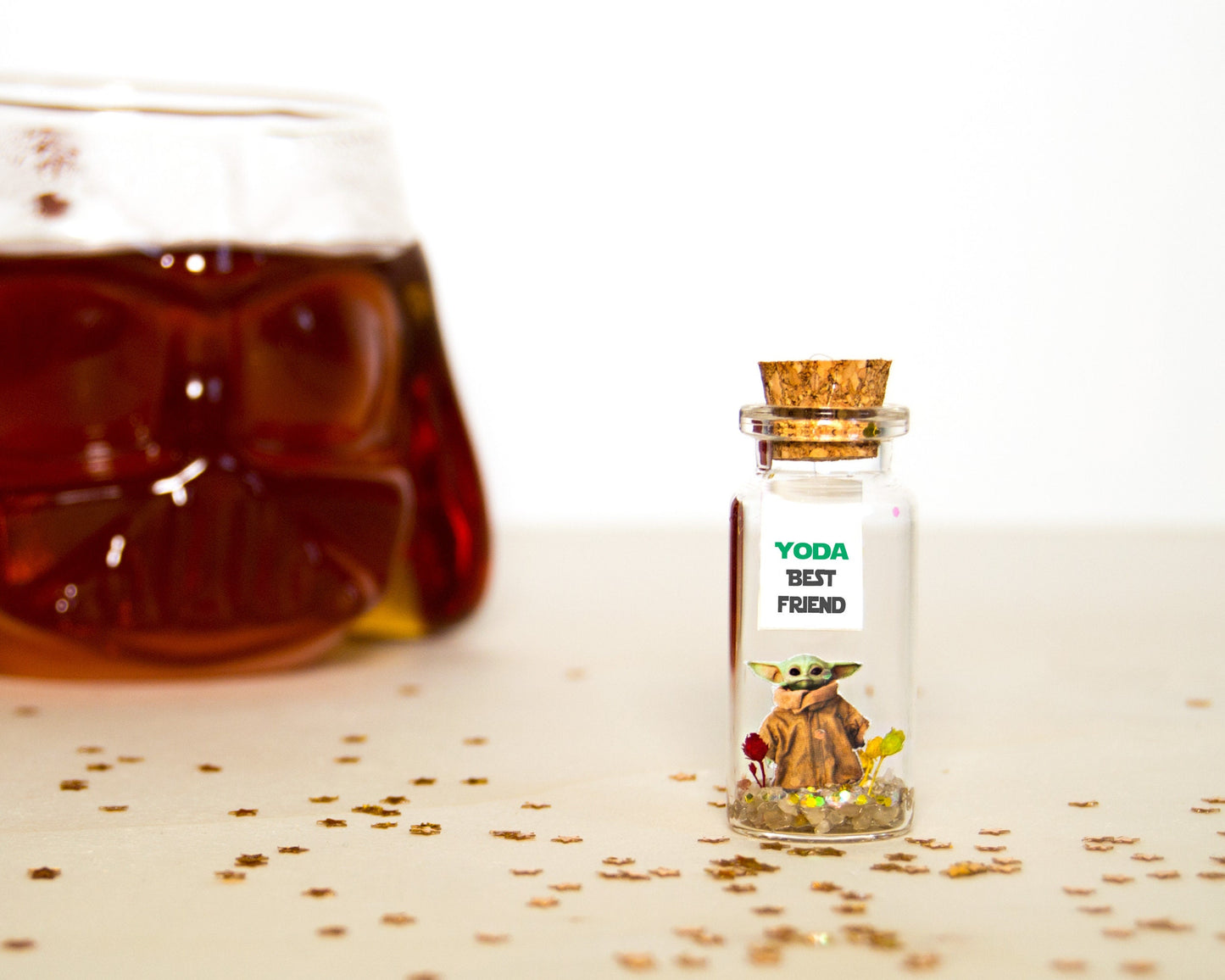 Yoda Best Dad Miniature Message Bottle – Star Wars Gift