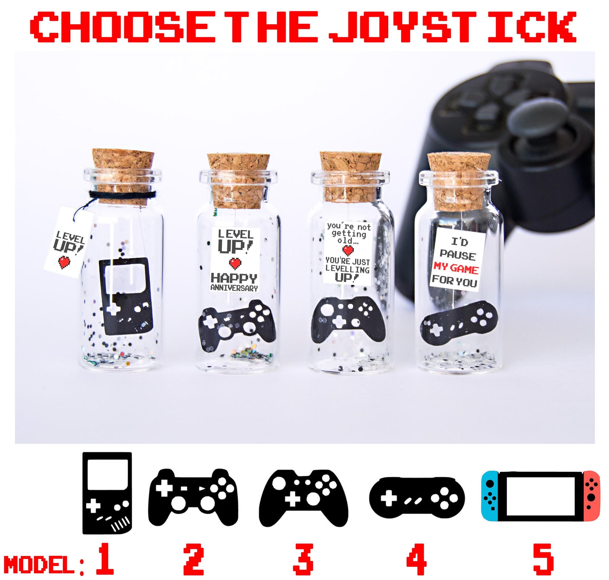 Valentine's Day Gift for Him, Star Wars, Master Sword, Rupee Zelda, I choose you, Joystick, Boyfriend, Gaming, fathers day, Birthday Bottle