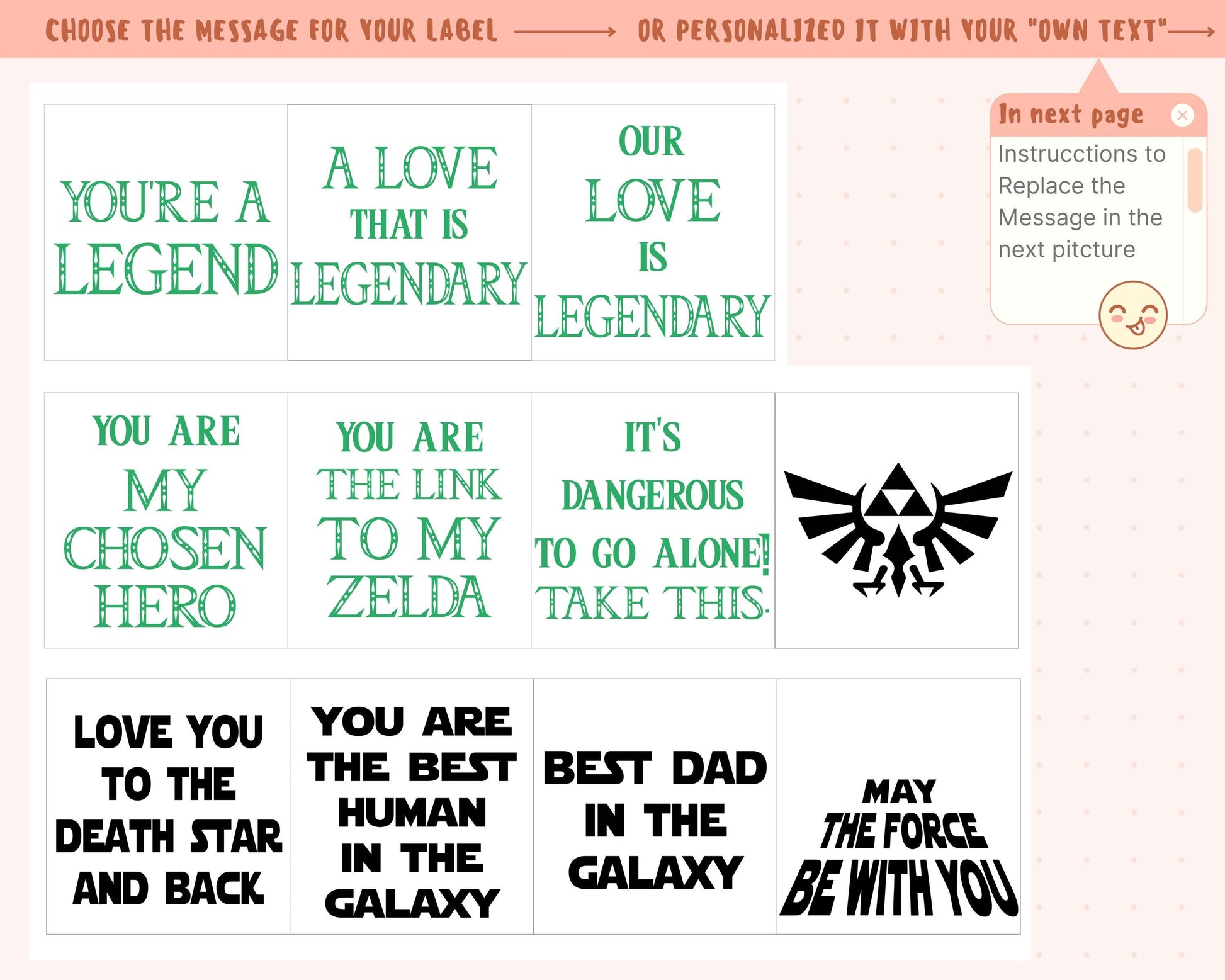 Valentine's Day Gift for Him, Legend of Zelda Bottle, Link, Master Sword, Rupee Zelda, Legendary love, Boyfriend, Gaming, Birthday present